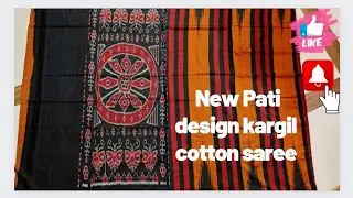 Unique pati deaign kargil cotton saree... For more contact on 7842331250 @ CLICK TO SHOP