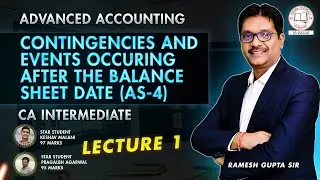 L-1 AS-4  II ADVANCED ACCOUNTING II  BY RAMESH GUPTA SIR #intermediate