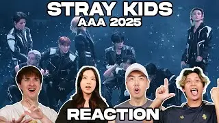 Реакция на живое выступление Stray Kids на фестивале AAA 2025!