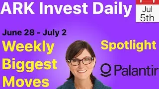 Cathie Wood ARK Invest - Weekly summary with spotlight on $PLTR Palantir