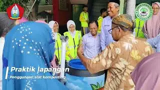 SOSIALISASI KOMPOSTING DAN PELATIHAN PEMBUATAN SAPU DARI BOTOL AIR MINERAL DI SMP NEGERI 4 WARU