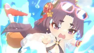 [BlueArchive] Yukari in a Swimsuit EX Skill!