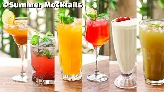6 Colorful & Refreshing Mocktails | Yummy & Easy Mocktail Recipes for Summer ~ The Terrace Kitchen