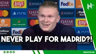 You&rsquo;ll NEVER play for Real Madrid or Barcelona? Haaland UNBOTHERED after signing new Man City deal
