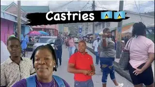 Walk through Castries 🇱🇨 on a Saturday with good company meeting good friendly people 😂🇱🇨