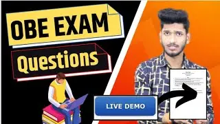 Live Demo @dusolclasses OBE Exam June 2021 | Question Papers 📃 | Answers All Subjects | Manish Verma