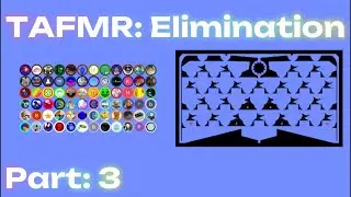 The Amazing Fan Marble Race: Elimination Part 3 (by Algodoo) + (lyrics)