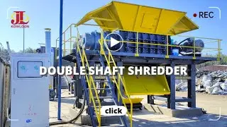 Double shaft shredder for scrap metal, biomass straw, solid waste - Kowloon Machinery