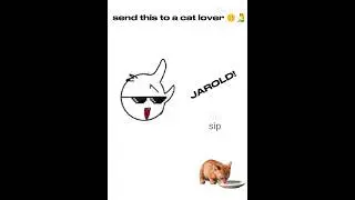 JAROLD! wadee I said no drinking milk wdis!? #sendthistoacatlover