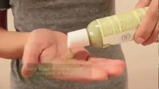 Organic All Natural Seaweed Facial Cleanser Application