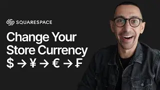 Как изменить валюту магазина в Squarespace