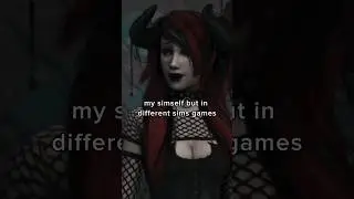 goth but in the sims🕷️🕸️ #sims4 #thesims3 #thesims2 #shorts