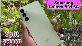 How To Enable Split Screen In Samsung Galaxy A34 5G, Dual Screen Create In Samsung Galaxy A34