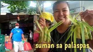 KUMUHA NG YOUTUBE SAHOD + Nakikain ng suman vlog#272
