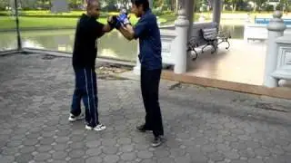 Ajarn Sitta wang training Guro kanishka in Jkd-Kali