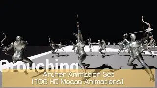 [Unreal Engine 5.x] Archer Animation Set  [106 HD Mocap Animations]