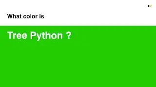 Tree Python color #22cc00 hex color - Green color - Warm color 22cc00