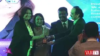 Macaws Infotech receiving the award for the Best System Integrator at VAR Symposium - 17th SNA 2018