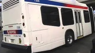 SEPTA: 2013 NovaBus LFS Articulated 62102 HEV #7356 Start-Up