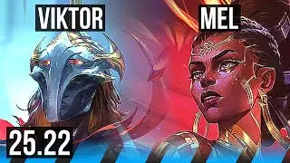 VIKTOR vs MEL (MID) | 6/0/4, Dominating | KR Master | 25.22