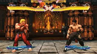 Ken & Akuma vs Law & Kazuya (Hardest) - Street Fighter X Tekken