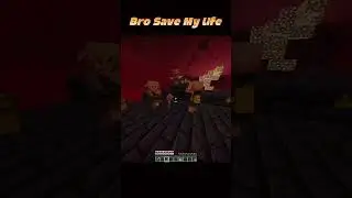 Bro Save My Life 🥹 #minecraft