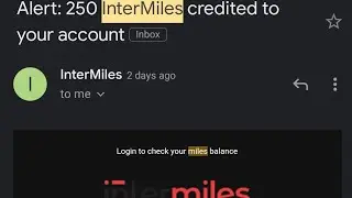 free 500 intermiles 👍💯✅✅✅