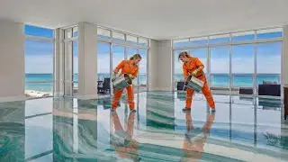 Top 5 Luxurious Epoxy Floors Featuring Resin Pours with Wood and 3D Design