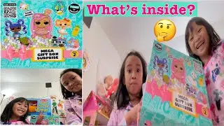 Mega gift box surprise & Dust! Sweep! Mop! OPENING!😱🤩