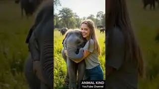 A Heartwarming Bond: Woman and Baby Elephant&rsquo;s Unbreakable Friendship #animalkindness #elephant