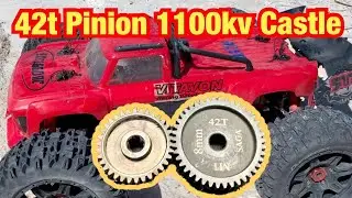 Outcast 8s 1100kv 42t pinion!