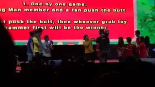 [Fancam] 141101 Running Man in Malaysia - Push the Butt Game