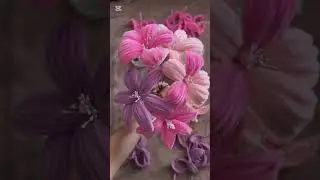 I can't stop crafting this🥹#pipecleanercrafts #flowers #pipecleanerflower #fypシ゚viral #fypシ