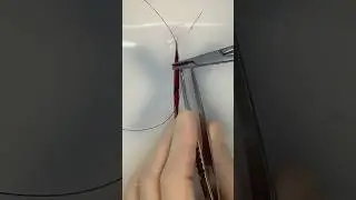 Knot-free surgical suture technique #surgicalskills #surgery #suturing #medical #vet