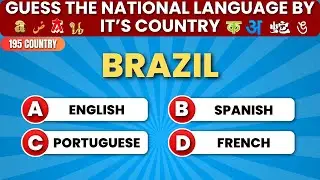 Can You Guess the Language by Country 🌍  Ultimate World Languages Quiz 2025