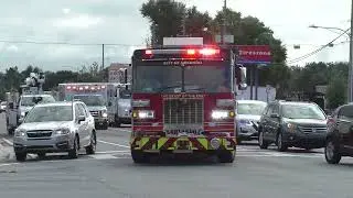 [Screaming Q on The Beast from the east] Orlando FD Engine 11 + Medic 141