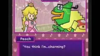 Super Paper Mario cutscene - Francis' dating sim