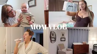 mom vlog | skims, target & walmart haul, nursery updates, shop with me + updates!