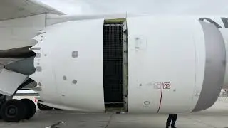 B787 GEnx thrust reverser test.
