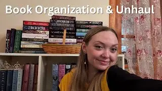 I got new bookshelves! - organize and unhaul with me :)