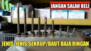 Jenis Jenis Baut/Sekrup Baja Ringan