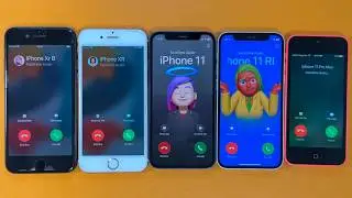 5 SMALL APPLES INCOMING CALL IPHONE 12 MINI IPHONE 7 IPHONE 6S IPHONE 5C FACETIME ONLY OUTGOING CALL
