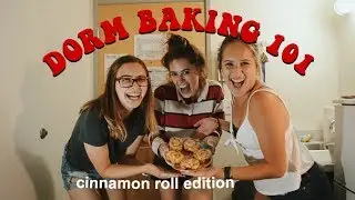 dorm baking: cinnamon rolls edition