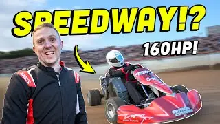 Drifting the Speedway track with my STARK kart!