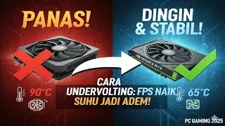 INI CARA SUPAYA SUHU GPU JADI ADEM⁉️CARA UNDERVOLT GPU/VGA RTX 5000 SERIES‼️