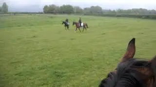 Poppet and Jane Reynolds hack training at Jason Webb