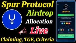Spur protocol listing update. Spur protocol listing date and price. Spur protocol new update.