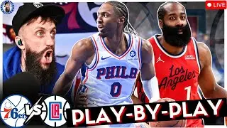 Philadelphia 76ers vs LA Clippers LIVE - Play-By-Play Commentary & Scoreboard
