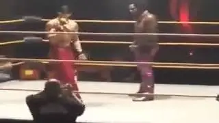P Dog (Mike Posey) vs Sugar Dunkerton Dance Off & match New South 5-13-17
