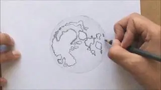 How to draw the moon